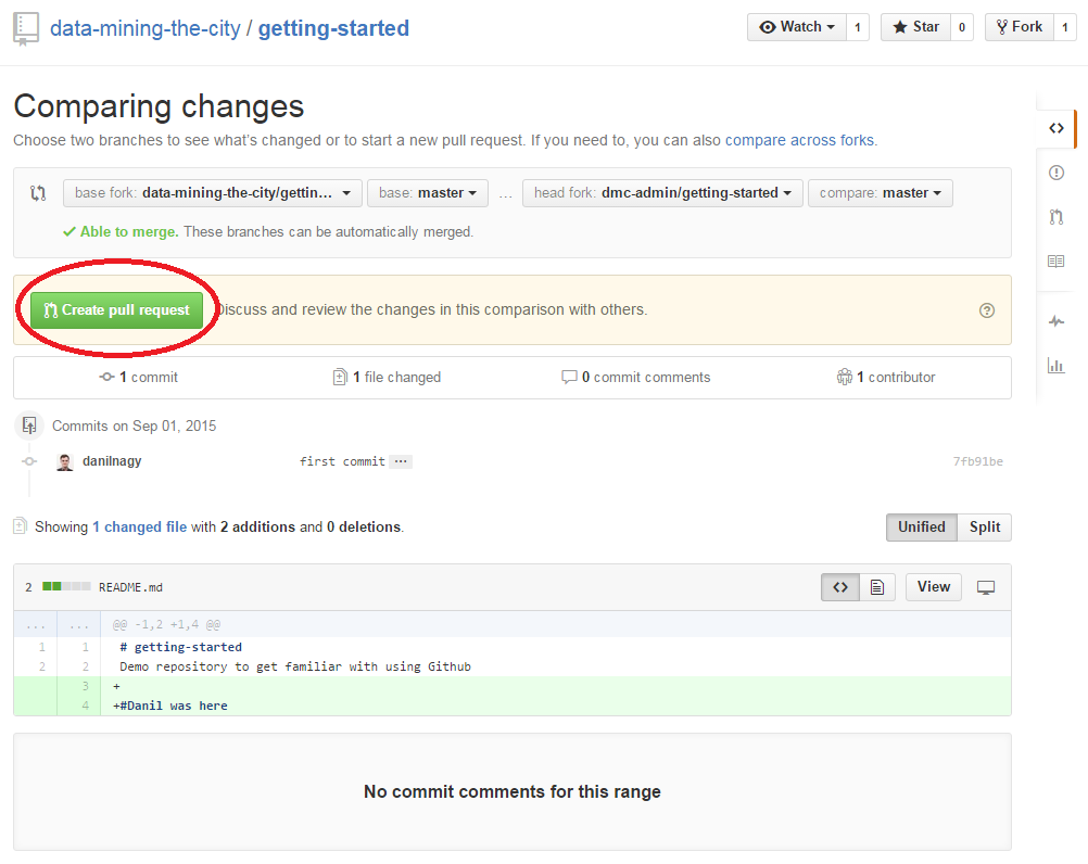 GitHub account